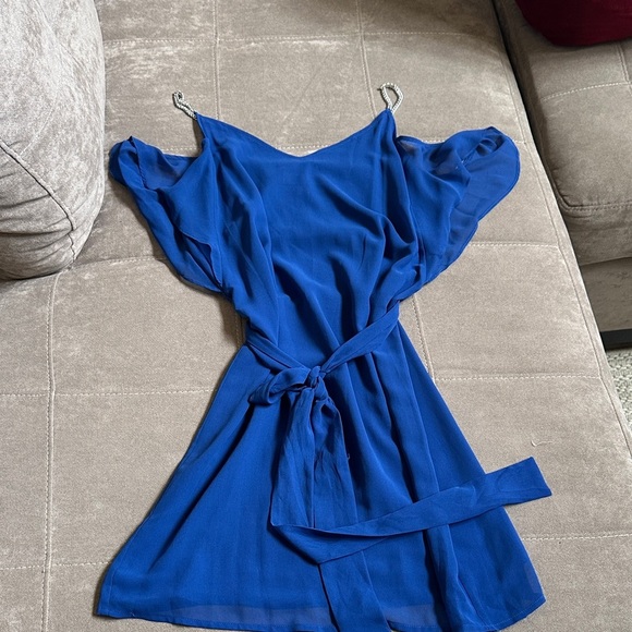 Michael Kors Cobalt Blue Mini Dress - Picture 7 of 7